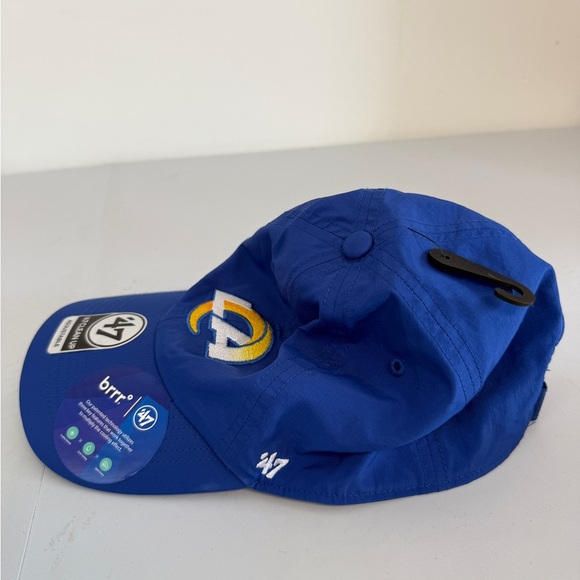 Los Angeles LA Rams Dad Hat Baseball Cap NFL 47 Brand Clean Up Strapback Blue - Picture 3 of 8